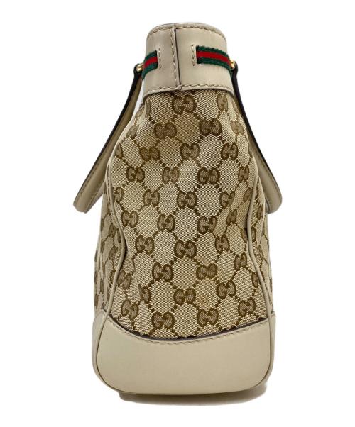 GUCCI（グッチ）GUCCI (グッチ) メイフェア シェリーライン トートバッグ ベージュの古着・服飾アイテム