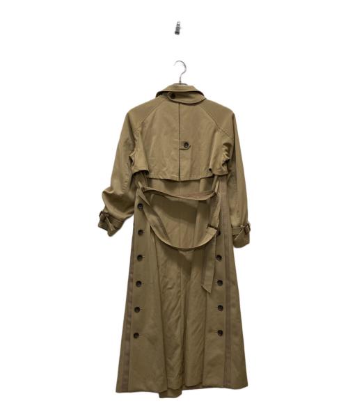 Ameri（アメリ）Ameri (アメリ) MINIMAL FLARE LONG TRENCH COAT ベージュ サイズ:Mの古着・服飾アイテム