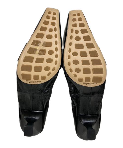 BOTTEGA VENETA（ボッテガベネタ）BOTTEGA VENETA (ボッテガベネタ) BVマダム スクエアトゥ ルイヒール パンプス ブラック サイズ:39 未使用品の古着・服飾アイテム