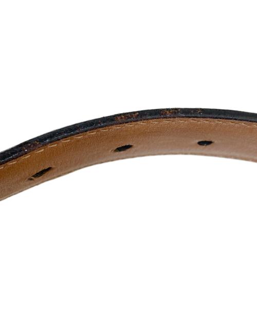 K.T.LEWISTON（ケーティールイストン）K.T.LEWISTON (ケーティールイストン) レザーベルト ブラックの古着・服飾アイテム