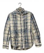 RRLダブルアールエル）の古着「コットンチェックシャツ」｜ブルー