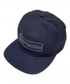 SUPREMEシュプリーム）の古着「KAWS Chalk Logo 5-Panel Cap」｜ネイビー