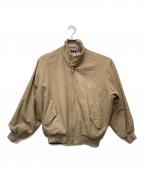 Burberry'sバーバリー）の古着「ヴィンテージノヴァチェックウールジップブルゾン」｜ベージュ