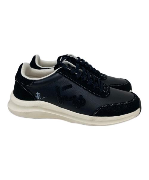 Sangacio（サンガッチョ）Sangacio (サンガッチョ) Brandalised (ブランダライズド) コラボローカットスニーカー ブラック サイズ:US8の古着・服飾アイテム