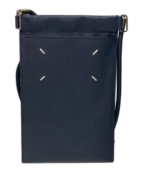 Maison Margiela（メゾンマルジェラ）Maison Margiela (メゾンマルジェラ) ショルダーフォンケース ネイビーの古着・服飾アイテム