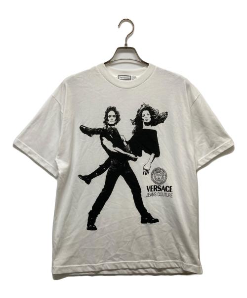 GIANNI VERSACE（ジャンニ・ヴェルサーチ）GIANNI VERSACE (ジャンニ・ヴェルサーチ) プリントTシャツ/90’s ホワイト サイズ:Lの古着・服飾アイテム