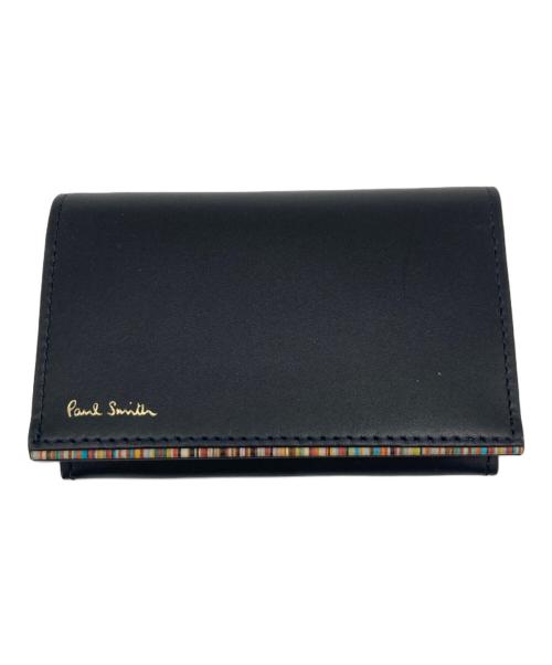 PAUL SMITH（ポールスミス）Paul Smith (ポールスミス) カードケース ネイビーの古着・服飾アイテム