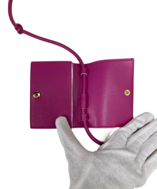 GANNI（ガニー）Ganni (ガニー) Bou Wallet On Strap ピンクの古着・服飾アイテム