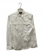 RRLダブルアールエル）の古着「ウエスタンシャツ」｜ホワイト