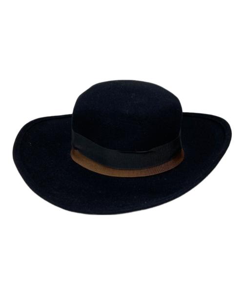 BORSALINO（ボルサリーノ）BORSALINO (ボルサリーノ) フェルトハット ブラックの古着・服飾アイテム