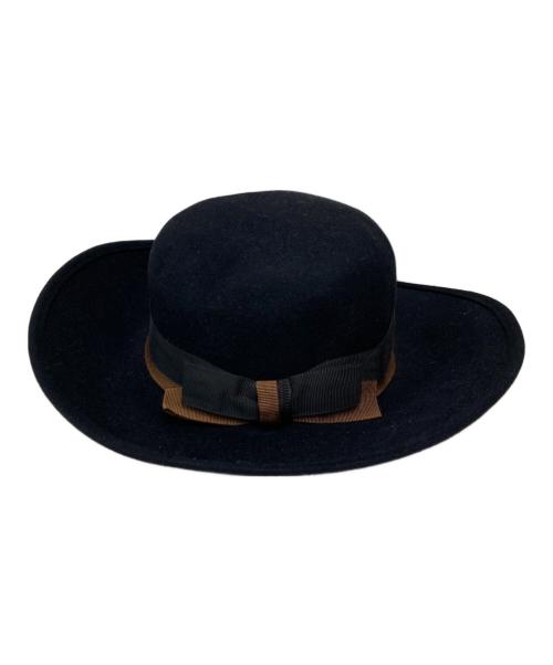 BORSALINO（ボルサリーノ）BORSALINO (ボルサリーノ) フェルトハット ブラックの古着・服飾アイテム