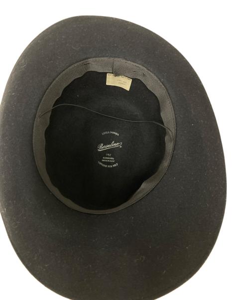 BORSALINO（ボルサリーノ）BORSALINO (ボルサリーノ) フェルトハット ブラックの古着・服飾アイテム