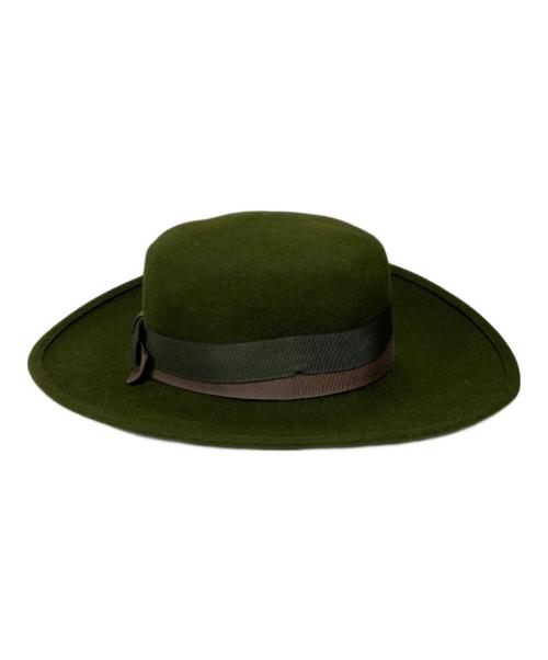 BORSALINO（ボルサリーノ）BORSALINO (ボルサリーノ) フェルトハット オリーブの古着・服飾アイテム