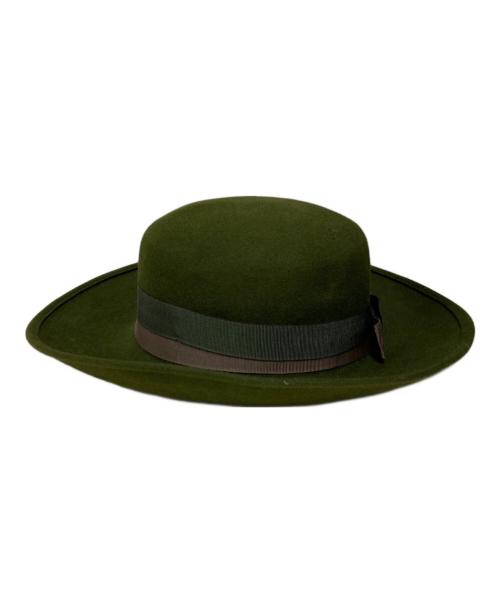 BORSALINO（ボルサリーノ）BORSALINO (ボルサリーノ) フェルトハット オリーブの古着・服飾アイテム