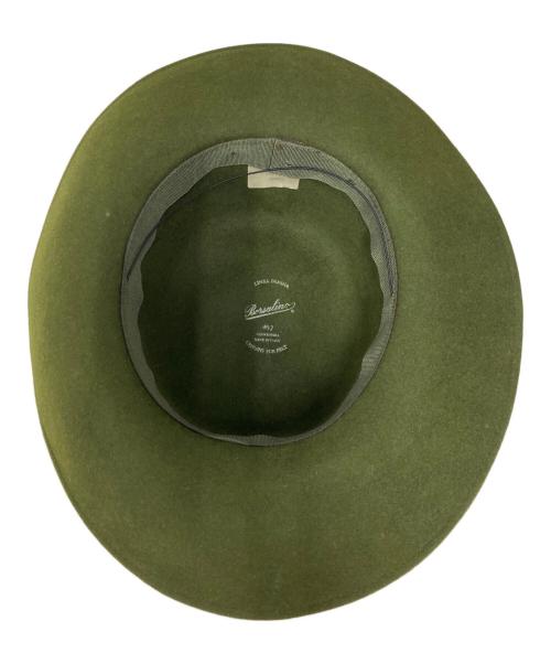 BORSALINO（ボルサリーノ）BORSALINO (ボルサリーノ) フェルトハット オリーブの古着・服飾アイテム