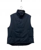 ATONエイトン）の古着「中綿ベスト」｜ネイビー