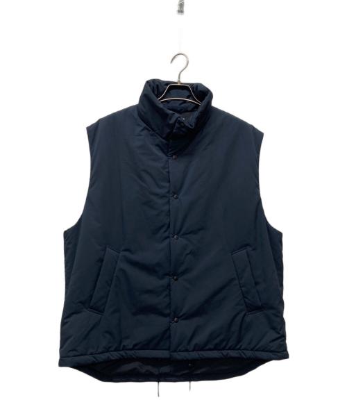 ATON（エイトン）ATON (エイトン) 中綿ベスト ネイビー サイズ:6の古着・服飾アイテム