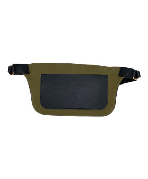 L/UNIFORM（リュニフォーム）L/UNIFORM (リュニフォーム) バナナバッグ グリーンの古着・服飾アイテム