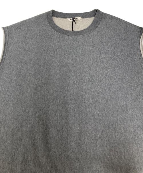AURALEE（オーラリー）AURALEE (オーラリー) SUPER MILLED SWEAT SLEEVELESS グレー サイズ:1の古着・服飾アイテム