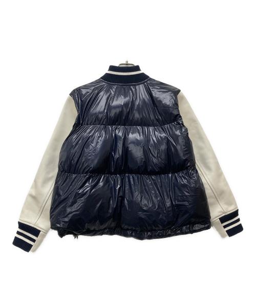sacai（サカイ）sacai (サカイ) パデッドブルゾン ホワイト×ネイビー サイズ:2の古着・服飾アイテム