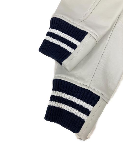 sacai（サカイ）sacai (サカイ) パデッドブルゾン ホワイト×ネイビー サイズ:2の古着・服飾アイテム