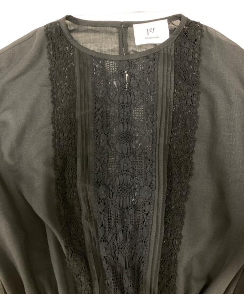 1er Arrondissement（プルミエ アロンディスモン）1er Arrondissement (プルミエ アロンディスモン) ボイル×レースワンピース ブラック サイズ:Ｍの古着・服飾アイテム