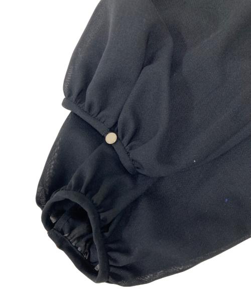 1er Arrondissement（プルミエ アロンディスモン）1er Arrondissement (プルミエ アロンディスモン) ボイル×レースワンピース ブラック サイズ:Ｍの古着・服飾アイテム