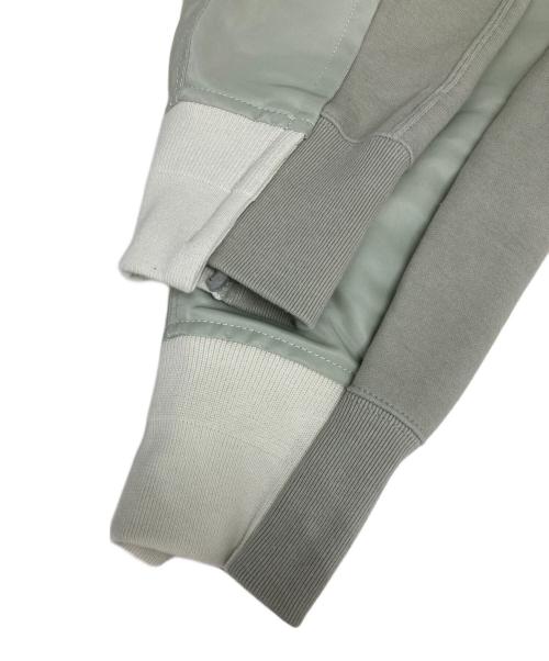 sacai（サカイ）sacai (サカイ) Nylon Twill x Sponge Sweat Pullover グリーン サイズ:2の古着・服飾アイテム