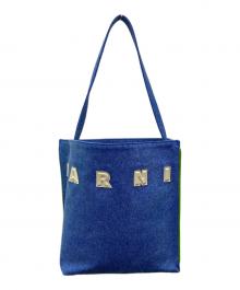 MARNI（マルニ）の古着「ライトブルー デニム ホーボーバッグ/SHMP0111Q0P8535」｜ブルー