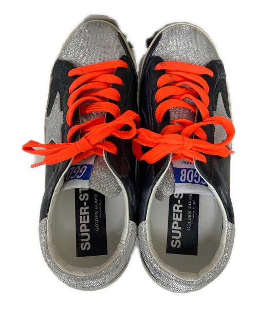 GOLDEN GOOSE（ゴールデングース）GOLDEN GOOSE (ゴールデングース) SUPER STAR ローカットスニーカー ブラック サイズ:23.5cmの古着・服飾アイテム