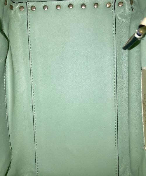 VALENTINO（ヴァレンティノ）VALENTINO (ヴァレンティノ) ロックスタッズ2WAYバッグ イエローの古着・服飾アイテム