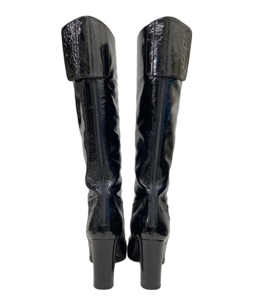 PRADA SPORTS（プラダスポーツ）PRADA SPORTS (プラダスポーツ) enamel heel long boots ブラック サイズ:39 1/2の古着・服飾アイテム