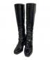 PRADA SPORTS（プラダスポーツ）の古着「enamel heel long boots」｜ブラック