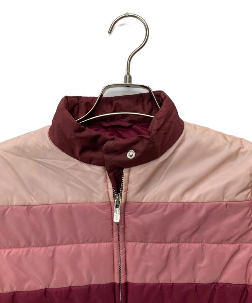 MIU MIU（ミュウミュウ）MIU MIU (ミュウミュウ) グラデーション中綿ジャケット ピンク サイズ:40の古着・服飾アイテム