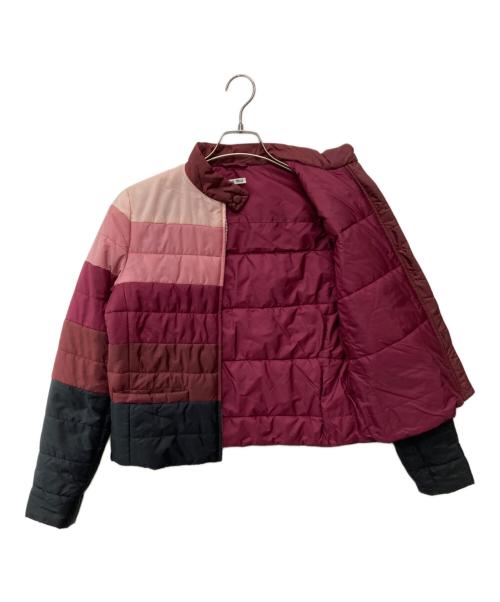 MIU MIU（ミュウミュウ）MIU MIU (ミュウミュウ) グラデーション中綿ジャケット ピンク サイズ:40の古着・服飾アイテム