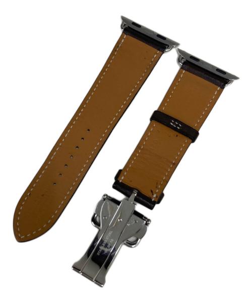 HERMES（エルメス）HERMES (エルメス) エベンヌ ディプロイアントバックル ブラウンの古着・服飾アイテム