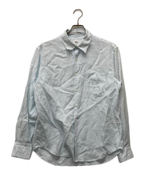 Ron Herman（ロンハーマン）Ron Herman (ロンハーマン) フレンチリネン キャンバスシャツ ブルー サイズ:Ｍの古着・服飾アイテム