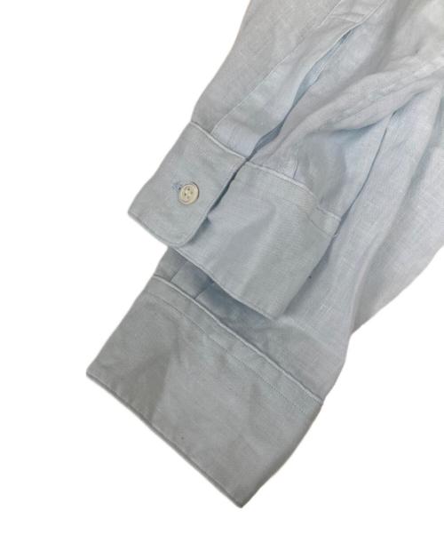 Ron Herman（ロンハーマン）Ron Herman (ロンハーマン) フレンチリネン キャンバスシャツ ブルー サイズ:Ｍの古着・服飾アイテム