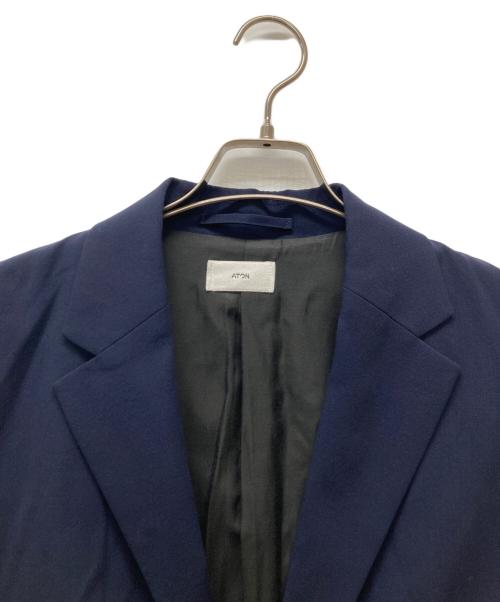ATON（エイトン）ATON (エイトン) High Twist Wool Tailored Jacket ネイビー サイズ:02の古着・服飾アイテム