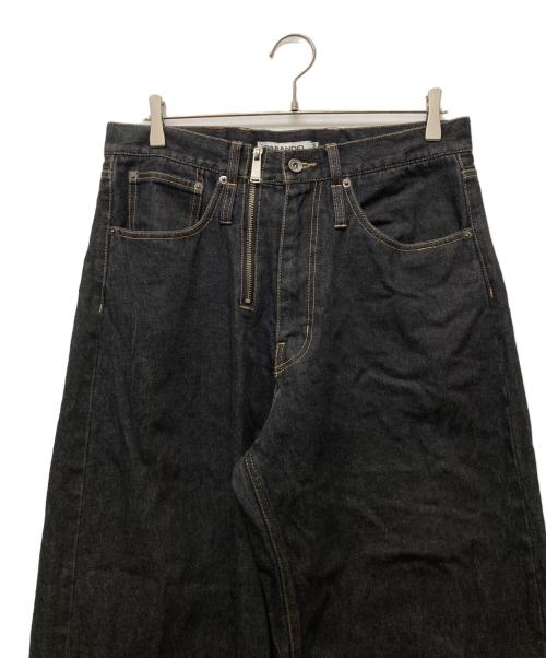 PARANOID（パラノイド）PARANOID (パラノイド) Two Zips Straight Wide Denim インディゴ サイズ:Mの古着・服飾アイテム
