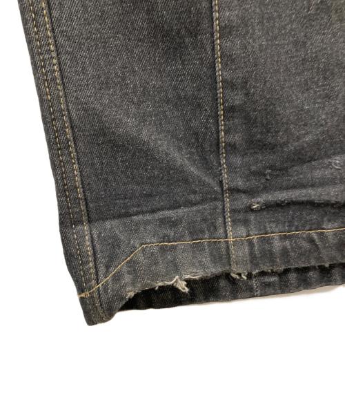 PARANOID（パラノイド）PARANOID (パラノイド) Two Zips Straight Wide Denim インディゴ サイズ:Mの古着・服飾アイテム