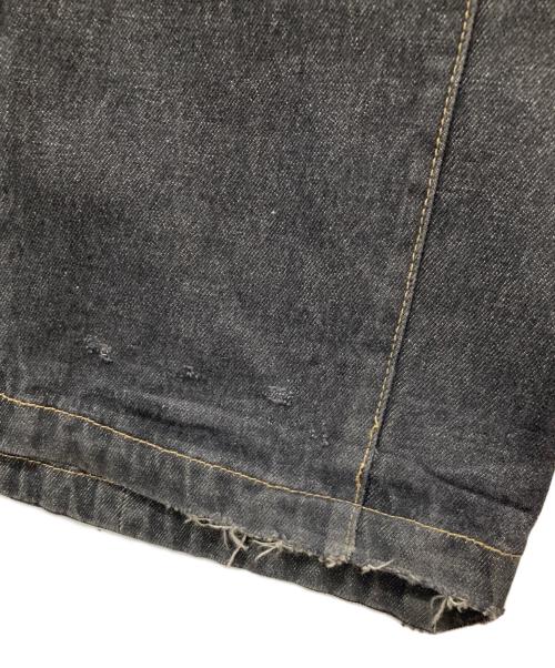 PARANOID（パラノイド）PARANOID (パラノイド) Two Zips Straight Wide Denim インディゴ サイズ:Mの古着・服飾アイテム