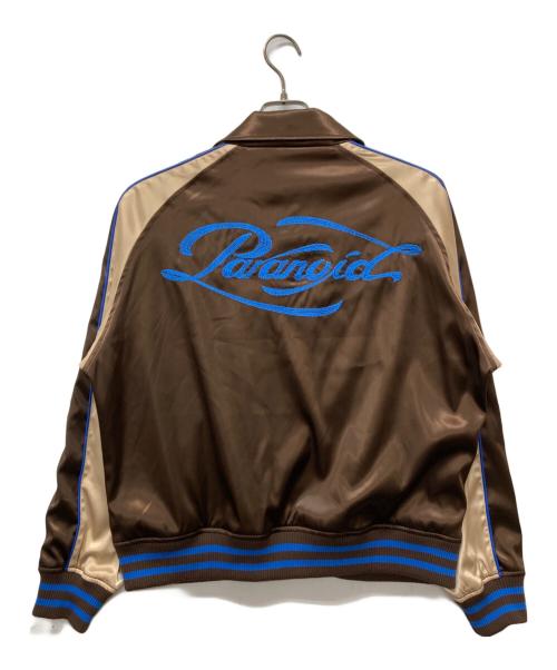 PARANOID（パラノイド）PARANOID (パラノイド) Satin Rib Jacket ブラウン サイズ:Mの古着・服飾アイテム