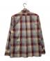 SUGARHILL (シュガーヒル) OMBRE PLAID PANEL POCKET BLOUSE レッド サイズ:2：14000円