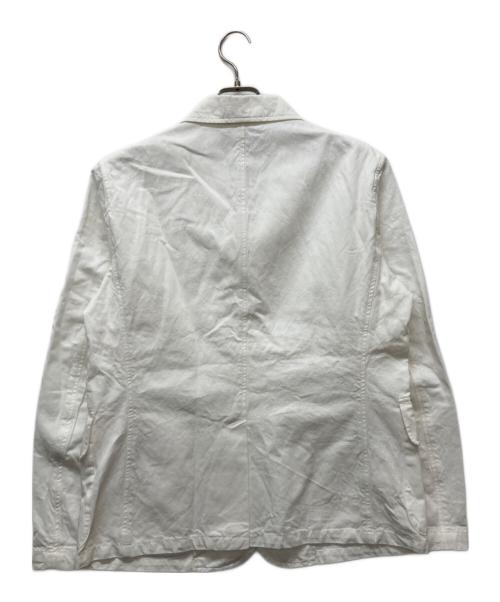 MANIFATTURA CECCARELLI（マニファッツュラ・チェッカレッリ）MANIFATTURA CECCARELLI (マニファッツュラ・チェッカレッリ) ワークジャケット ホワイト サイズ:40の古着・服飾アイテム