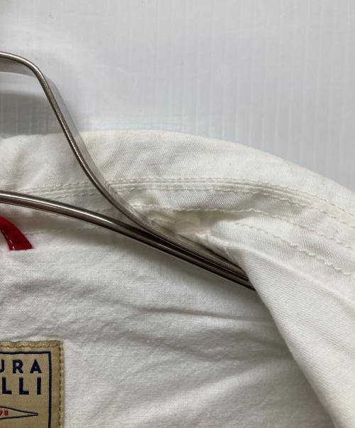 MANIFATTURA CECCARELLI（マニファッツュラ・チェッカレッリ）MANIFATTURA CECCARELLI (マニファッツュラ・チェッカレッリ) ワークジャケット ホワイト サイズ:40の古着・服飾アイテム