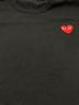 中古・古着 PLAY COMME des GARCONS (プレイコムデギャルソン) 刺繍ロゴTシャツ ブラック サイズ:ＸＸＬ：6000円