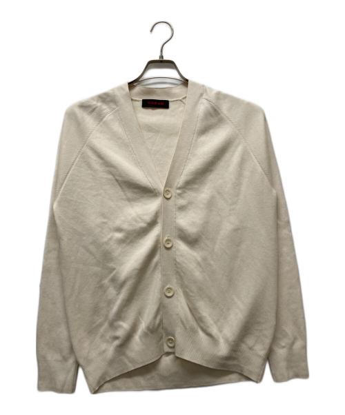 CABAN（キャバン）CABaN (キャバン) コットンカシミヤカーディガン ホワイト サイズ:Mの古着・服飾アイテム