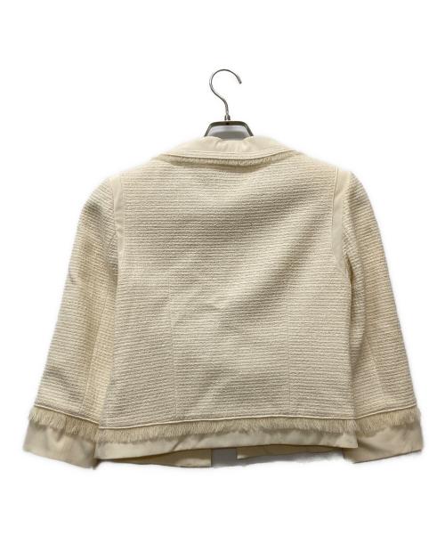 FOXEY（フォクシー）FOXEY (フォクシー) ツイードジャケット アイボリー サイズ:38の古着・服飾アイテム