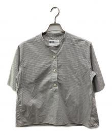 MHL（エムエイチエル）の古着「COTTON GRAPH CHECK シャツ」｜グレー